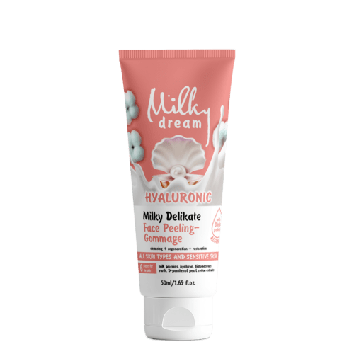 Молочний делікатний пілінг-гомаж для обличчя «Hyaluronic», 50 мл, Milky Dream